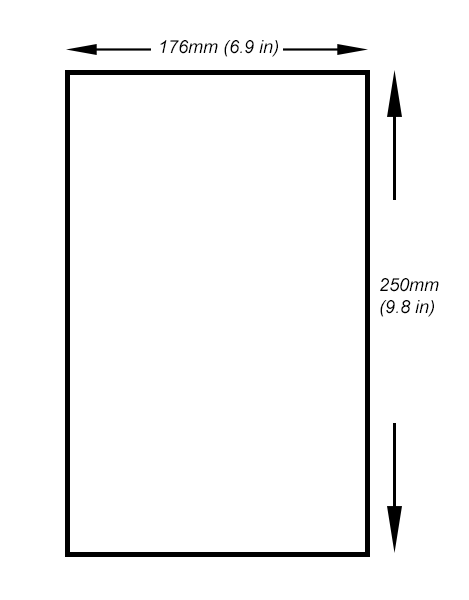 Paper Drafting Sizes - ISO 216 series A, B and C