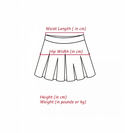 Body Measurements for Clothes on Taobao