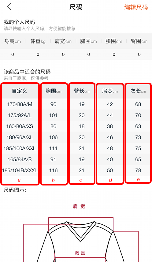 Xl Coat Size Chart